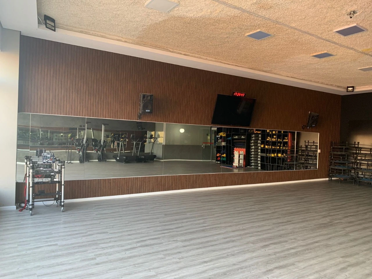 Piso vinílico em varanda